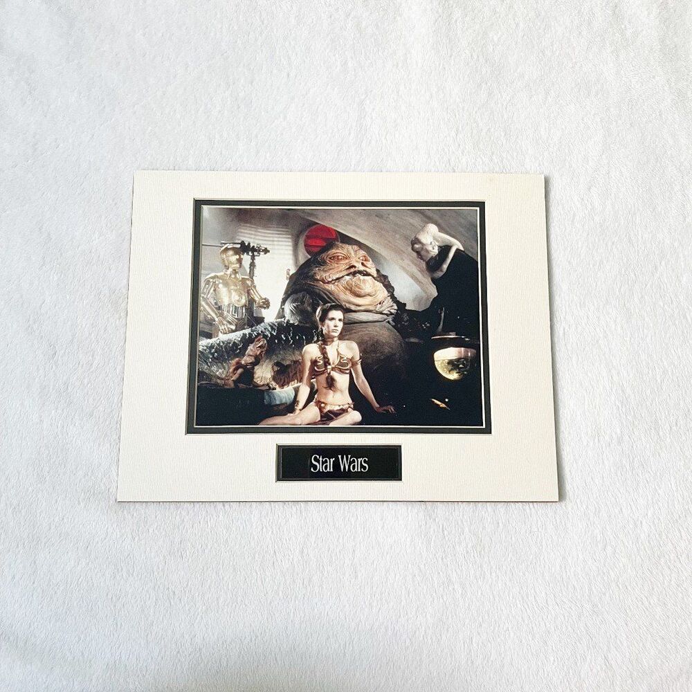 Star Wars Jabba the Hutt and Princess Leia 11"x 14" Print